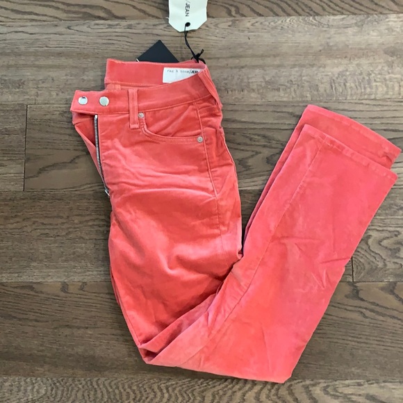NWT Rag & bone velvet Dojo jean - Picture 1 of 6